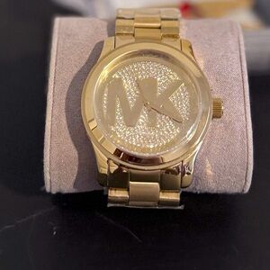 Brand new bedazzled face, large Michael Kors watch